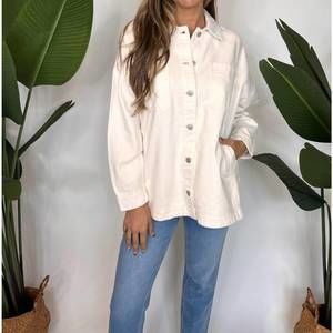 Free People White Jean Jacket